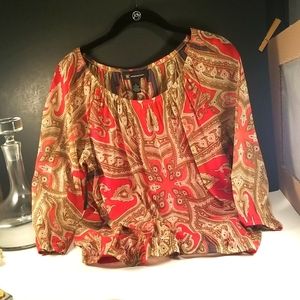 Inc International Concepts blouse Size L